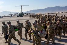 101st Airborne Arrival At Bagram Air Base Afghanistan